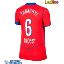 Paris Saint-Germain Illia Zabarnyi #6 Replica Third Shirt Ladies 2025-26 Short Sleeve